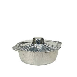 قدرقصدير سفري1150ملم بغطاء مغلف 72حبه/كرتون