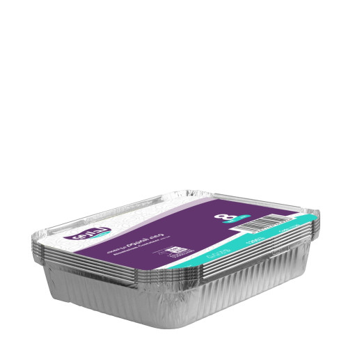 وعاء قصدير مغلف حجم 1200مل-224حبه/كرتون