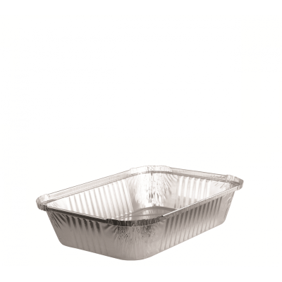 صحن قصدير مستطيل – مقاسات متعددة – خيارات غطاء – للمطاعم والمناسبات – جودة عالية