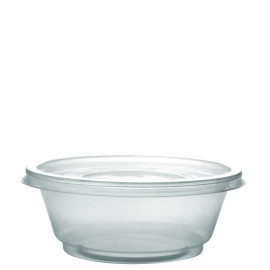 وعاء ميكرويف شفاف دائري10 أنز 500حبه/كرتون