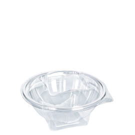 وعاء شفاف دائري750 ملم 300 حبه/كرتون