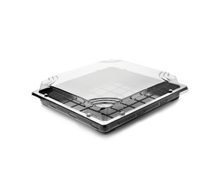 وعاء مربع اسود22X2..