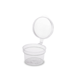 علب شفاف 25ملم 1000حبه/كرتون