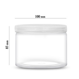 مرطبان435مل شفاف 336حبه/كرتون 