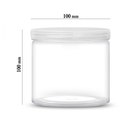 مرطبان535مل شفاف288حبه/كرتون 