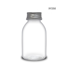 قاروره شفاف بغطاء المنيوم 