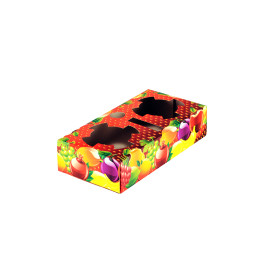 حامل ثنائي التعبئة اكواب عصير 250حبه/كرتون