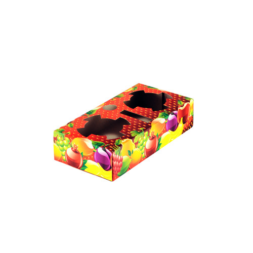 حامل ثنائي التعبئة اكواب عصير 250حبه/كرتون