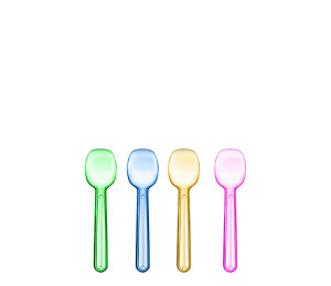 ملاعق ملون 8.5 سم ..