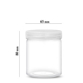 مرطبان175ملم شفاف791حبه/كرتون 