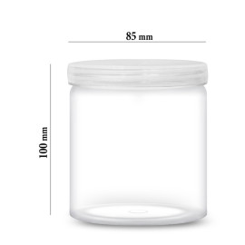 مرطبان400ملم شفاف402حبه/كرتون 