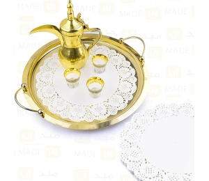 ورق دانتيل دائري ا..