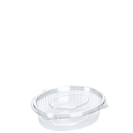 وعاء بيضاوي 250ملم شفاف600حبه/كرتون