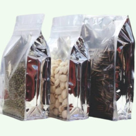 كيس شفاف بخلفية قصدير 500جرام  