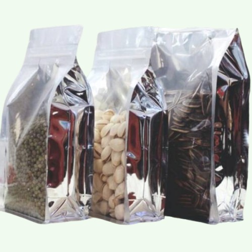 كيس شفاف بخلفية قصدير 500جرام  