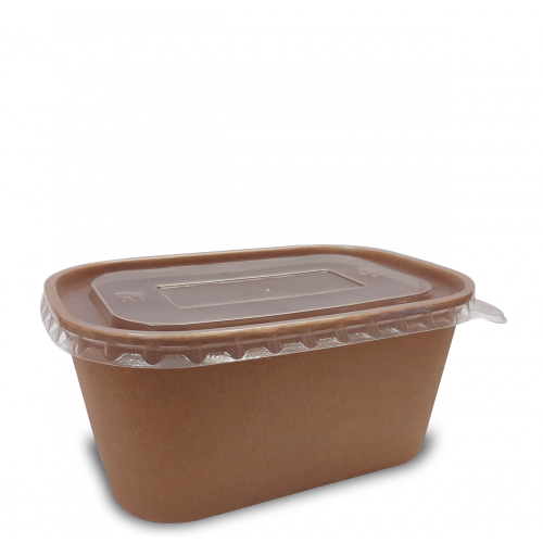 وعاء كرافت مستطيل1000ملل/75مم 300حبه/كرتون