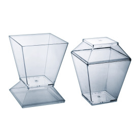 كوب حلى هرمي200ملم بغطاء240حبه/كرتون