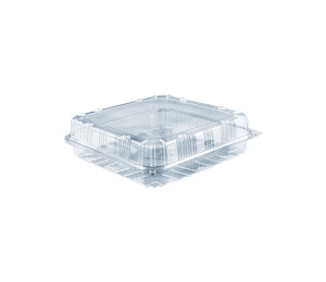 وعاء مربع شفاف18X1..