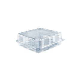 وعاء مربع شفاف18X18X10سم160حبه/كرتون