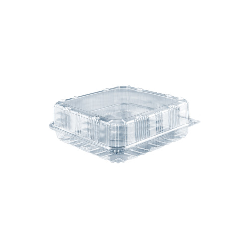 وعاء مربع شفاف18X18X10سم160حبه/كرتون