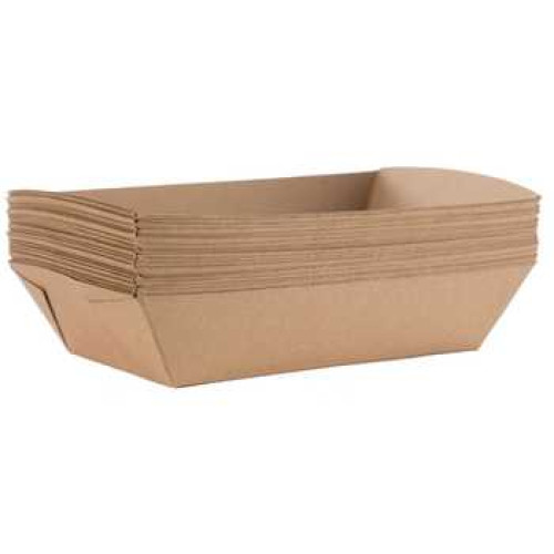 صحن ورق137X86X52 مم كرافت500حبه/كرتون 