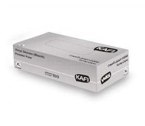 قفاز فنيل اسود كنا..