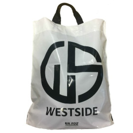 كيس تسوق PE بشريط بطية علوي وسفلي/كيلو 