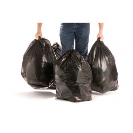 كيس نفايات PE اسود/شوال