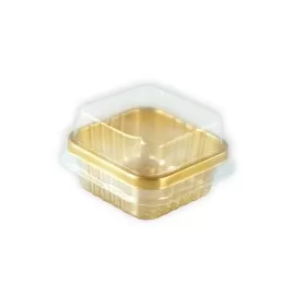 وعاء ذهبي مربع 